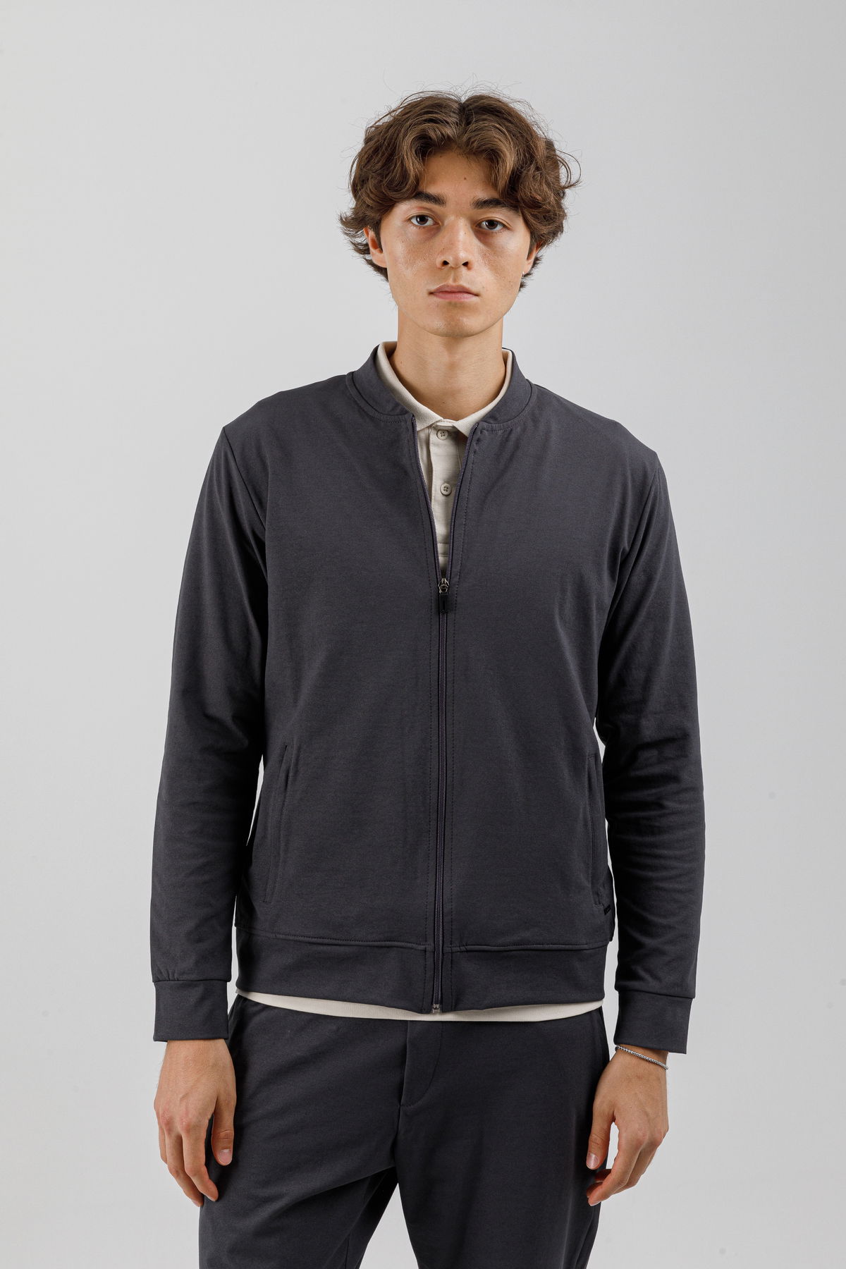 8404 - Anthracite - Zipper Jacket